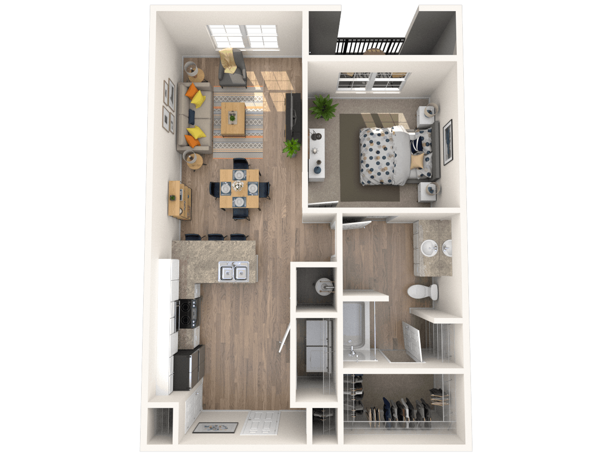 A2 floor plan
